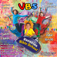 VBS Template | PosterMyWall