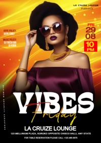 Maximalist Vibes Friday  A4 template