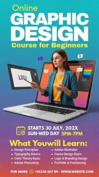 Maximalist Virtual Design Course Digital Display (9:16) template