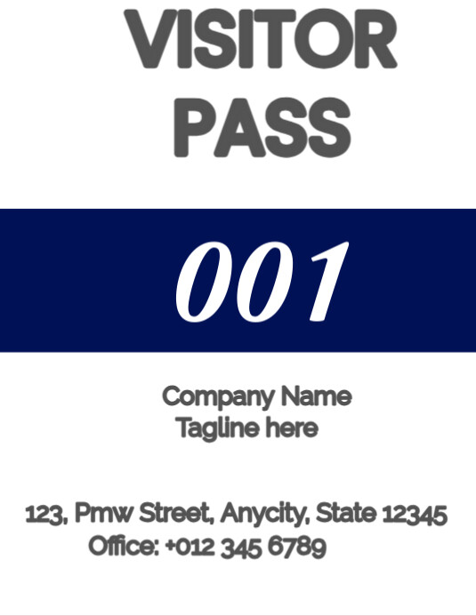 Copy of Maximalist Visitor Pass Flyer (us Letter) | PosterMyWall