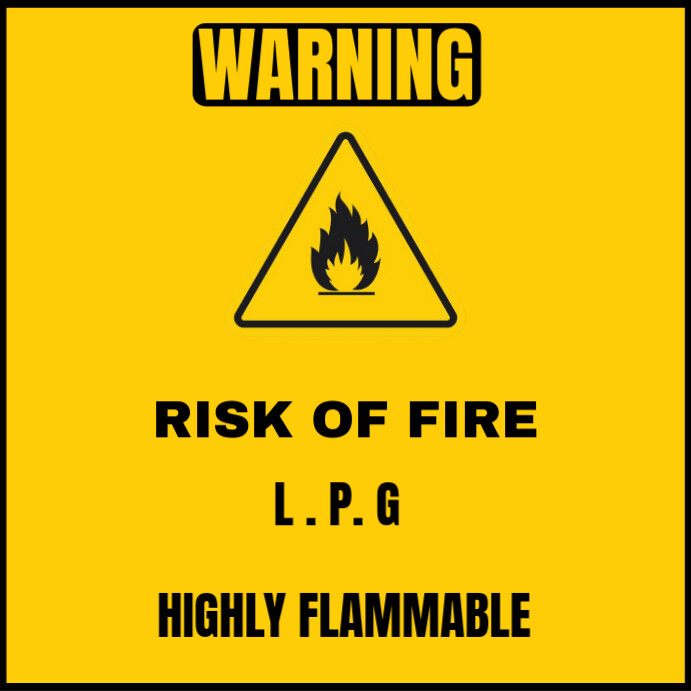 Maximalist Warning, Risk Of Fire  Flyer (us Letter) Instagram Post template