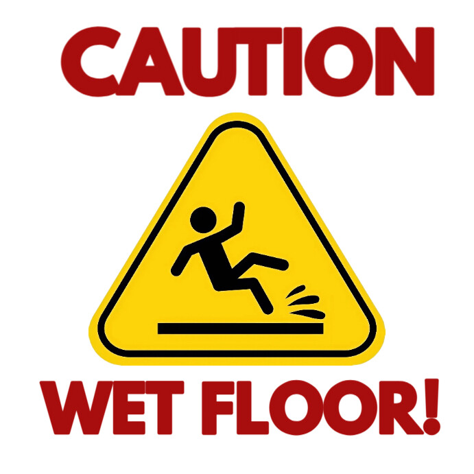 Maximalist Warning Sign Design Template  Instagram Post