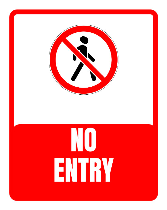 Copy of Maximalist Warning Sign Instagram Portrait | PosterMyWall