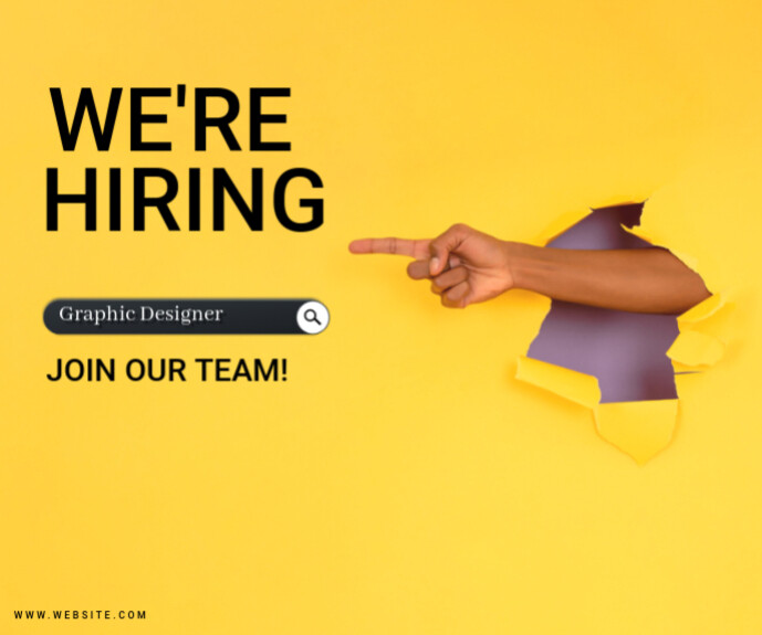 Maximalist We're Hiring Large Rectangle template