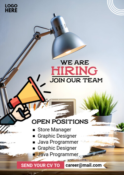 Maximalist We Are Hiring A1 template