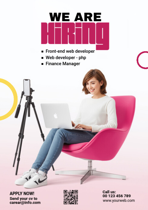Maximalist We Are Hiring A1 template