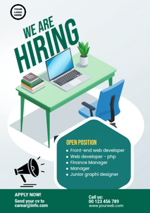 Maximalist We Are Hiring A2 template