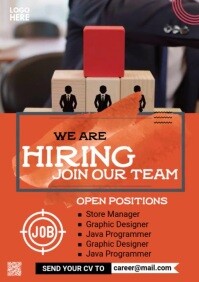 Maximalist We Are Hiring A3 template