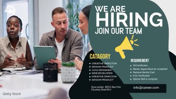 Maximalist We Are Hiring Digital Display Digi template