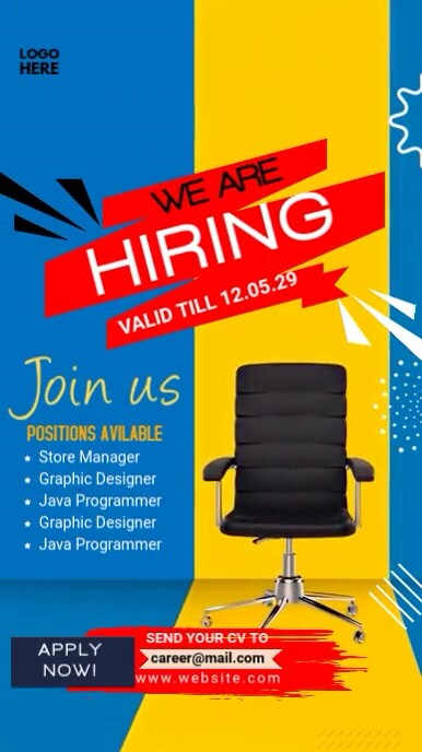 Maximalist We Are Hiring Instagram Story template