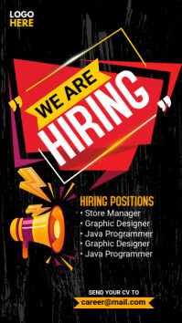 Maximalist We Are Hiring Instagram Story Instagram Story template