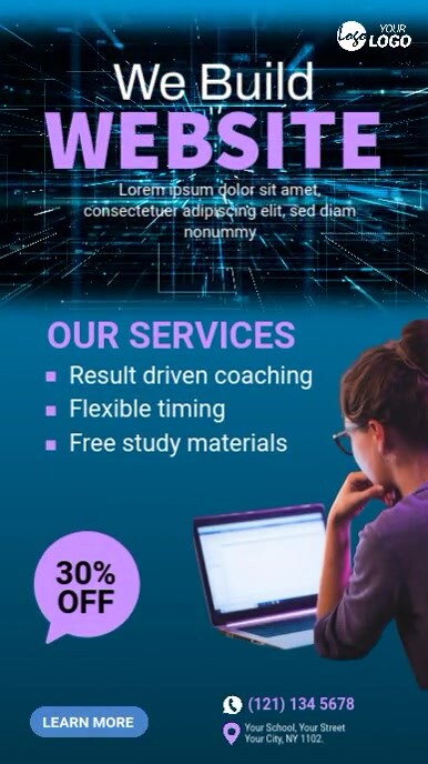 Maximalist Website Design Service Ad Instagram Story Instagram Story template