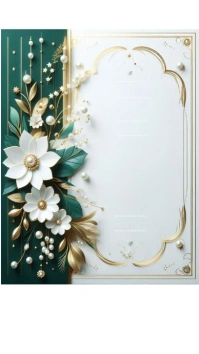 Maximalist Wedding Frame  Facebook Story template