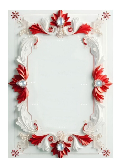 Maximalist Wedding Frame Flyer (us Letter) Iflaya (Incwadi ye-US) template