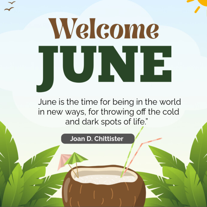 Copy of Maximalist Welcome June Instagram Post | PosterMyWall