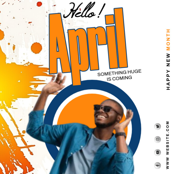 Copy of Maximalist Welcome To April Instagram Post | PosterMyWall