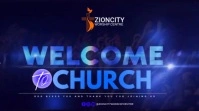 Maximalist Welcome To Church Template Twitter Post