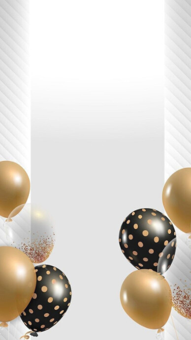 Maximalist White Background  Digital Display (9:16) template
