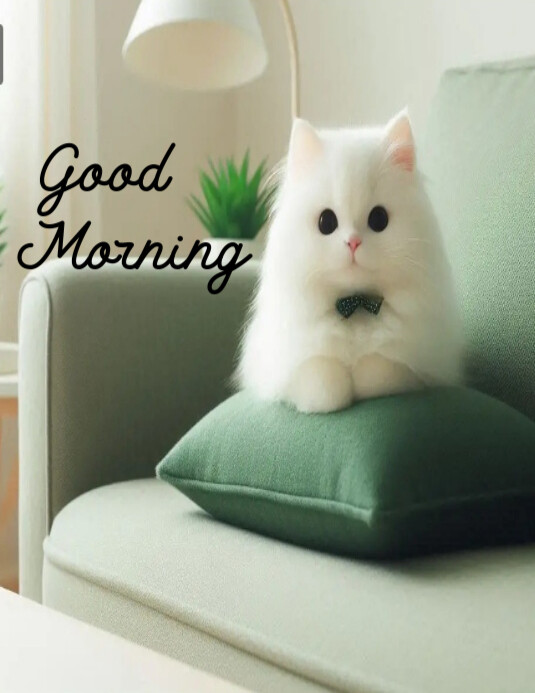 Maximalist White Good Morning Flyer Flyer (us Letter) template