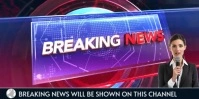Maximalist Wide Format Breaking News Live Broadcast Grap Eventbrite Banner template
