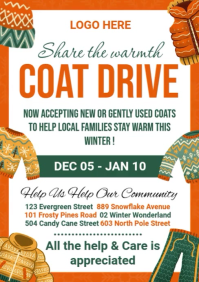 Maximalist Winter Coat Drive A4 template