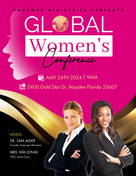 Copy of Maximalist Women's Conference Flyer (us Lette | PosterMyWall