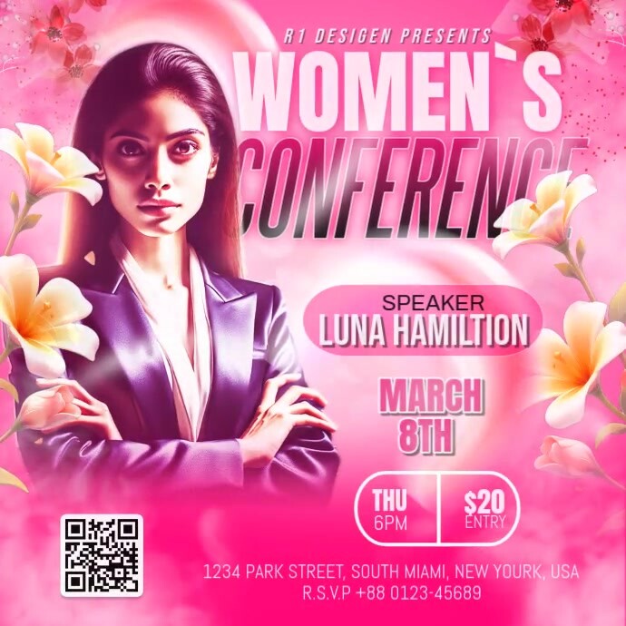 Copy of Maximalist Women's Conference Flyer Instagram Post | PosterMyWall
