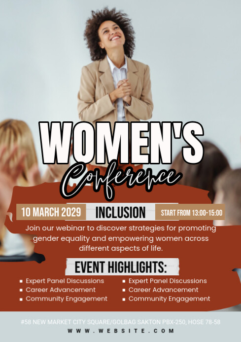 Copy of Maximalist Women Conference Flyer A1 | PosterMyWall