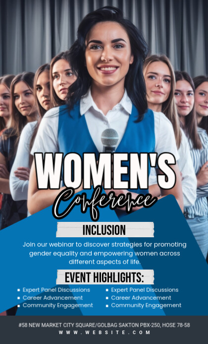 Copy of Maximalist Women Conference Flyer Us Legal | PosterMyWall