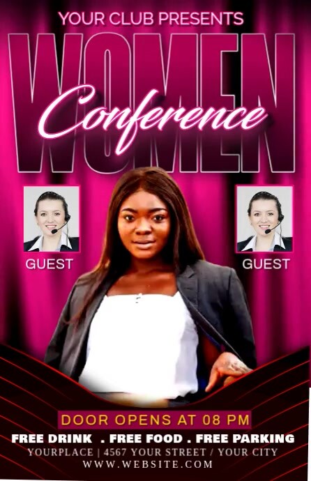 Copy of Maximalist Womens Conference Poster Tabloid | PosterMyWall