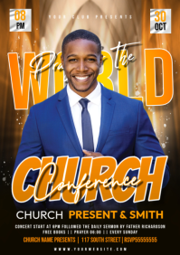 Maximalist World Church Conference A4 template