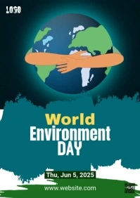 Maximalist World Environment Day A2 template