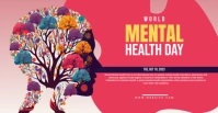 Maximalist World Mental Health Day Facebook Share Image Facebook Event Cover template