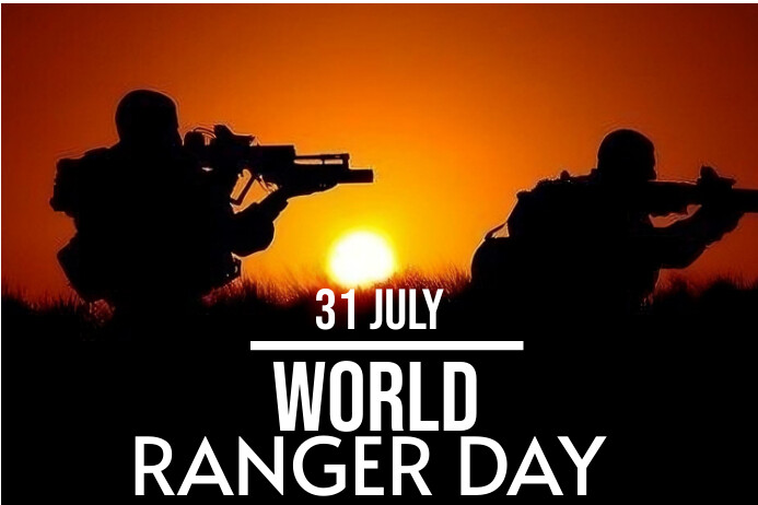Maximalist World Ranger Day Poster template