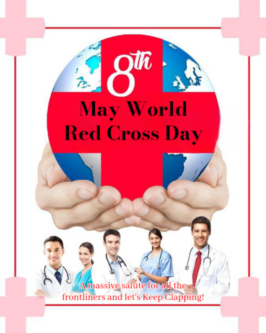 Maximalist World Red Cross Day Instagram Portrait template