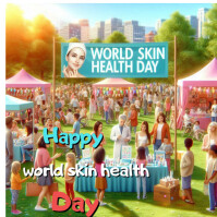 Maximalist World Skin Health Day  Instagram Post template