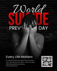 Maximalist World Suicide Prevention Day Instagram Portrait template