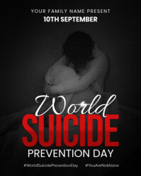 Maximalist World Suicide Prevention Day Instagram Portrait template