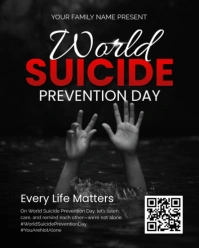 Maximalist World Suicide Prevention Day Instagram Portrait template