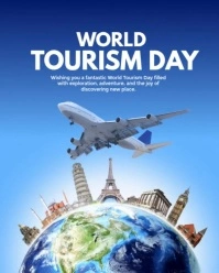 Maximalist World Tourism Day Instagram Portrait template