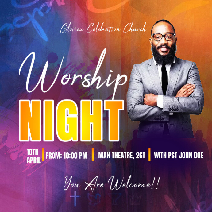 Copy of Maximalist Worship Night Instagram Post | PosterMyWall