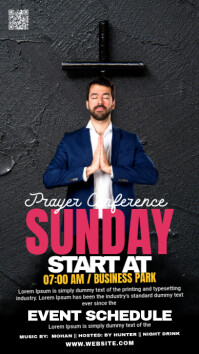 Maximalist Worship Service Facebook Story template