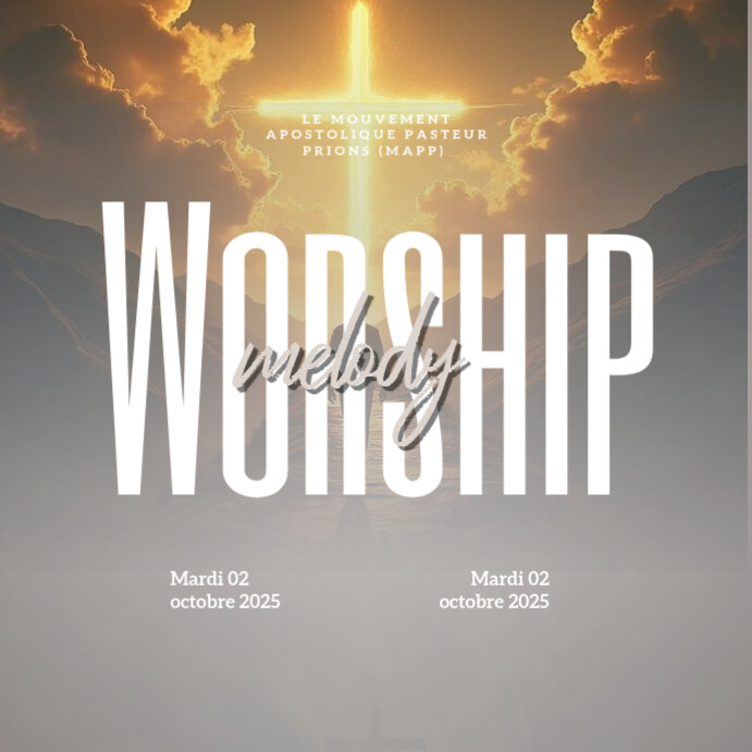Copy of Maximalist Worship Service Instagram Post | PosterMyWall