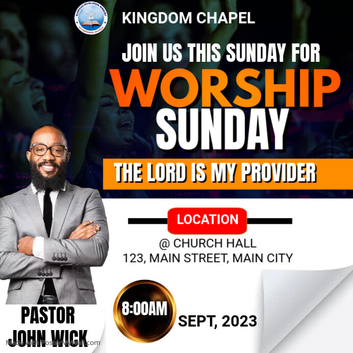 Copy of Maximalist Worship Sunday Service Instagram Post | PosterMyWall