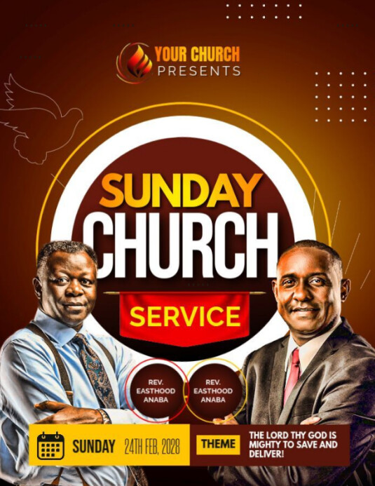 Maximalist Worship With Us Church Flyers Flyer (us Letter) Pamflet (VSA Brief) template