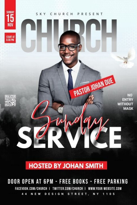 Copy of Maximalist Worship With Us Church Flyers Poster | PosterMyWall
