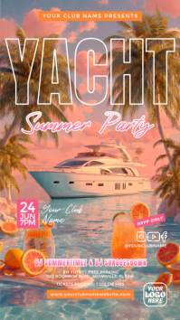 Luxury Yacht Party Instagram Story Template