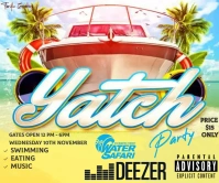 Maximalist Yacht Party Large Rectangle template