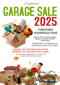 Maximalist Yard Sale  A4 template