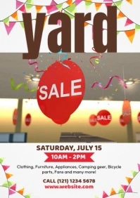 Maximalist Yard Sale Ad Template A1